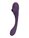 Vive Mirai Double Ended Pulse Wave & Air Wave Bendable Vibrator Purple