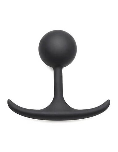 Heavy Hitters Comfort Plugs Silicone Weighted Round Plug 3.3 Black