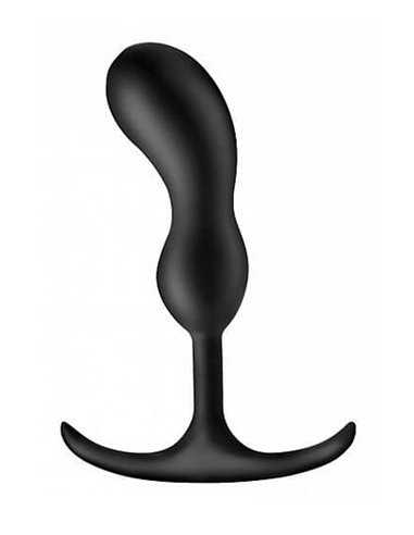 Heavy Hitters Premium Silicone Weighted Prostate Plug Black