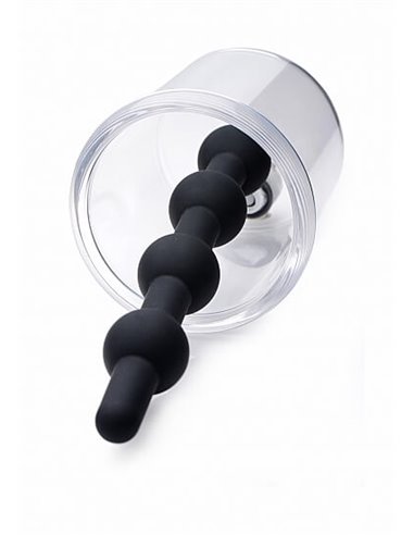 Tom of Finland Rosebud Cylinder Anal Pump with Silicone Anal Beads
