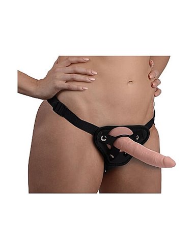 Strap-U Charmed Silicone Dildo with Harness 19 cm