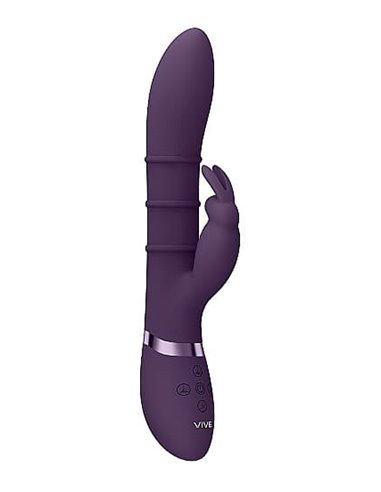 Vive Stimulating Rings, Vibrating G-spot Rabbit Purple