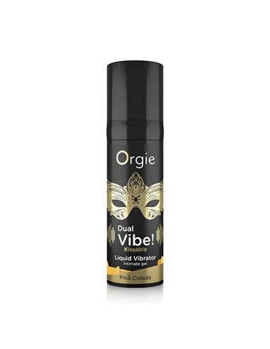 Orgie Dual Vibe Pina Colada Kissable Liquid Vibrator