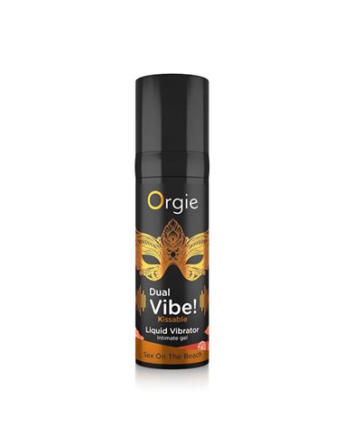 Orgie Dual Vibe Sex on the Beach Kissable Liquid Vibrator