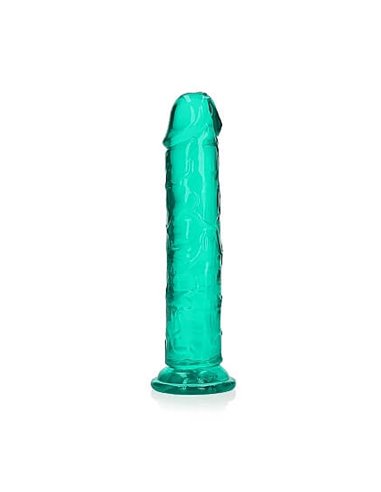 RealRock Straight Realistic Suction Cup 23 Turquoise