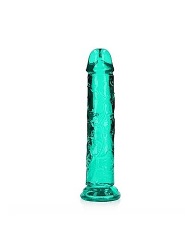 RealRock Straight Realistic Suction Cup 20 Turquoise