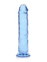 RealRock Straight Realistic Dildo Suction Cup 18 Blue