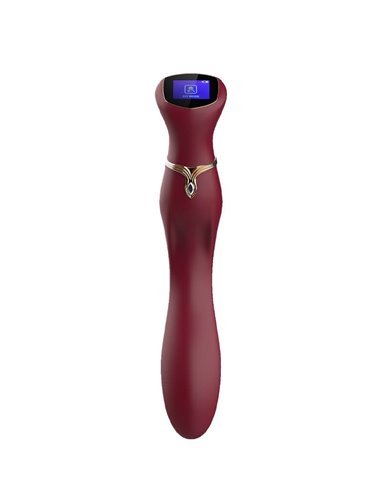 Viotec Chance G-spot Massager Gold and Wine Red
