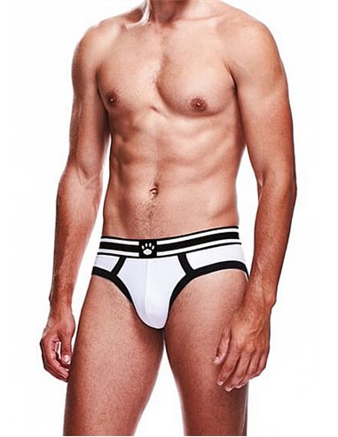 Prowler Brief White and Black XXL