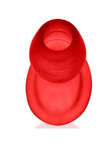 Oxballs Glowhole 2 Hollow Buttplug with Led insert Red Morph Large