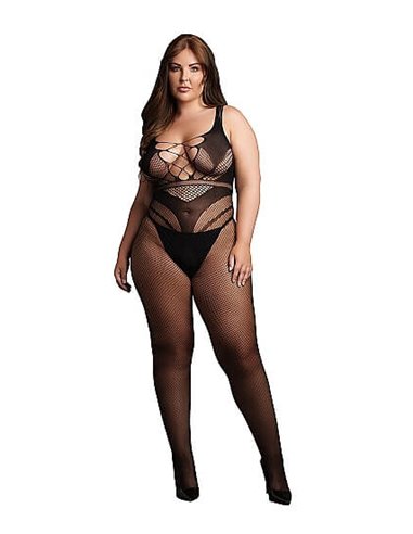 Le Desir Bodystocking with Accentuated Lines OSX