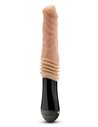 DR. Skin Silicone DR. Knight Thrusting Gyrating Vibrating Dildo Beige