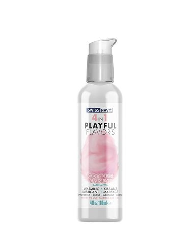 Swiss Navy 4 in 1 Lubricant with Cotton Candy Flavor 118 ml