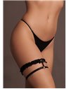 Le Desir Celeste Elastic Lace Garter with Sliders One size