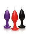 Master Series Kink Inferno Drip Candles Black, Purple and Red