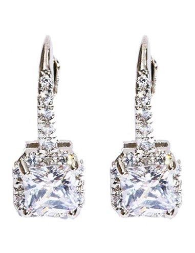 Earrings Elegant Crystal 2cm