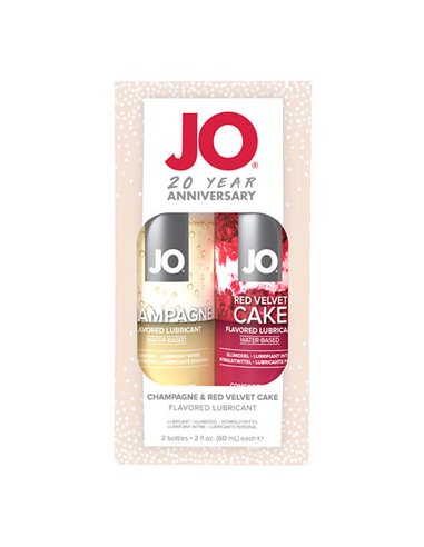System Jo 20 Year Anniversary Gift Set Champagne 60 ml Red Velvet Cake