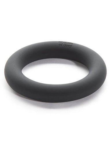 Fifty Shades of Grey Silicone Cock Ring Black