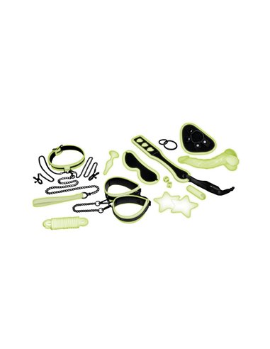Whipsmart 12 pcs Glow in the Dark All in One Bondage Set