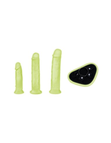 Whipsmart 4pcs Glow in the Dark Pegging Kit with 3 dildos