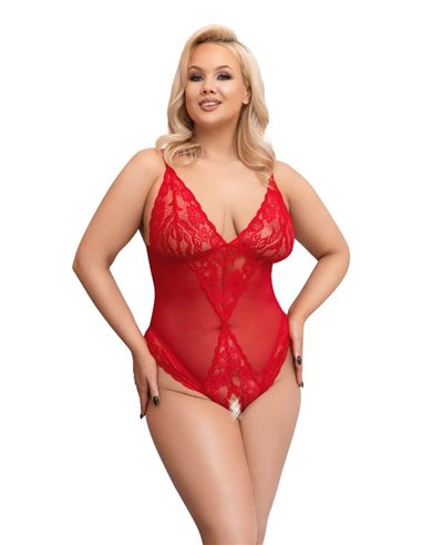 Cottelli Collection Powernet Body with Lace inserts XL