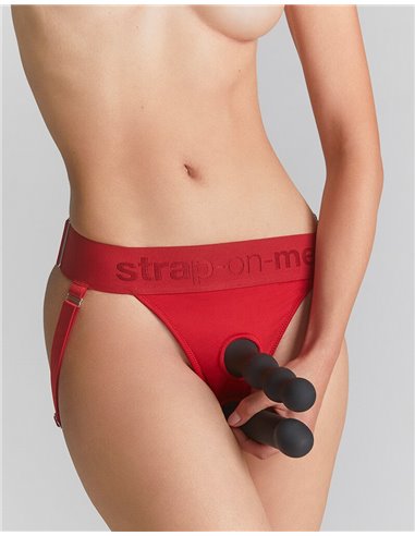 Strap-on-me Harness Unique Strap-on Harness One Size Red