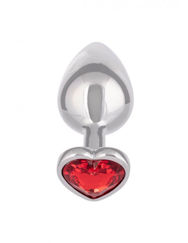 CalExotics Jewel Large Ruby Heart Plug