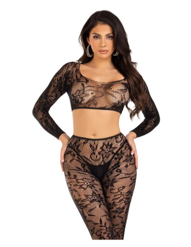 Leg Avenue Crop Top and Footless Tights