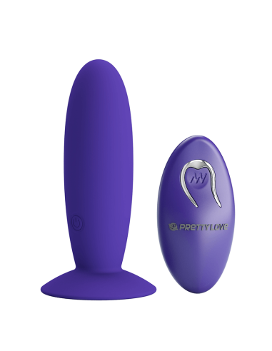 Pretty Love Murray Youth Vibrating Plug with Remote Purple