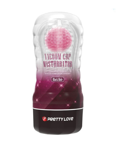 Pretty Love Black Hole Vacuum Masturbator Cup Pink