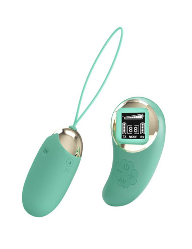 Pretty Love Mina Egg Vibrator with Remote Control Turquoise