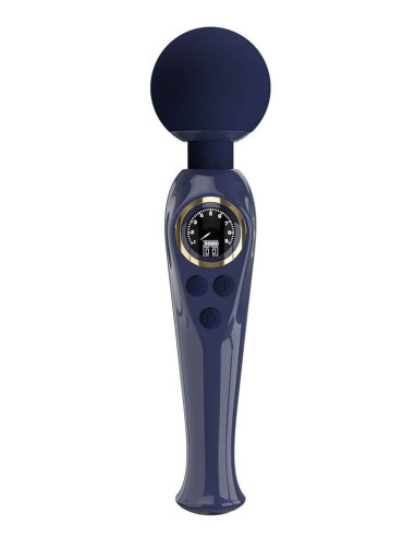 Pretty Love Skyler Wand Vibrator with Digital Led Display Dark Blue