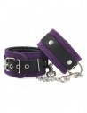 Rimba Arm cuffs with carabine hooks purple