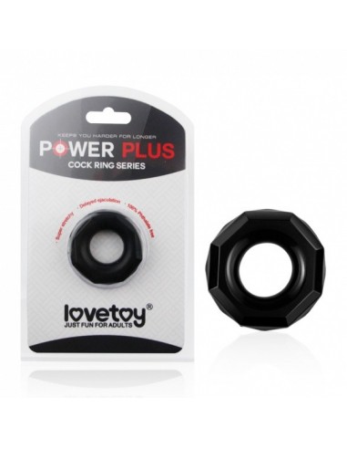 Lovetoy Powerplus Flexibele cockring 2 zwart