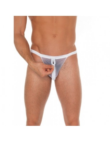 Amorable G-string white with zipper