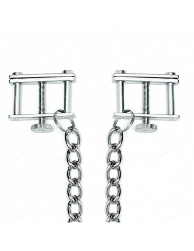 Rimba Adjustable nipple clamps with chain