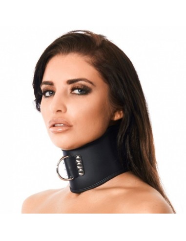 Rimba Neckbrace with ring in front, bracket and padlock M/L