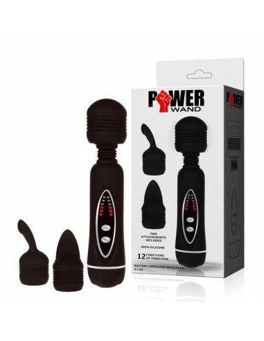 Erotouch Black power wand with 2 heads