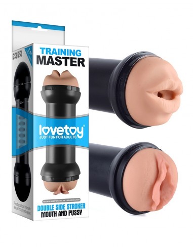 Love Toy Training master double side stroker mouth and ass