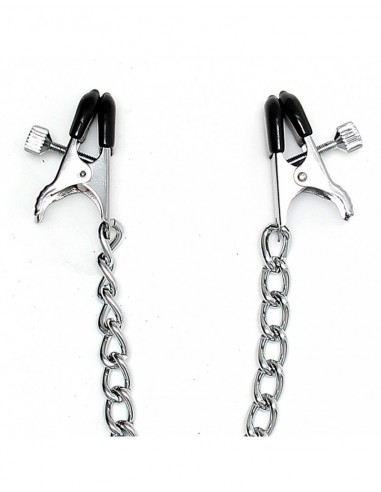 Rimba medium nipple clamps with chain
