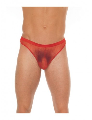 Amorable transparent red thong