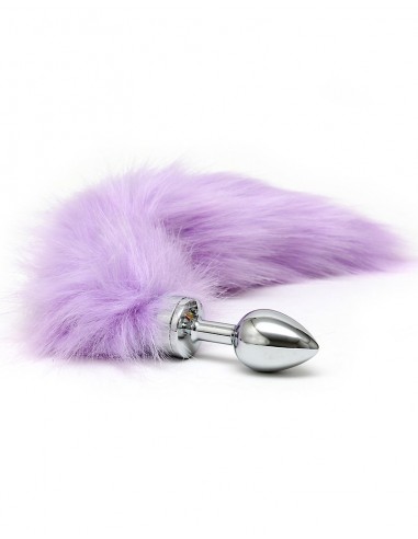 Rimba Butt plug small with lilac tail