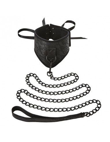 Sportsheets Sincerely lace posture collar & leash