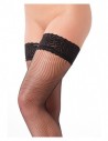 Amorable black Hold-up fishnet stockings 