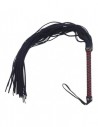 Zado Red black leather whip