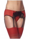 Amorable Suspenderbelt with G-string and stockings red
