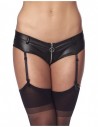 Amorable Shorts with zipper, suspenders and stockings L/XL