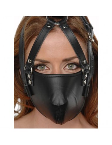 Strict leather Face harness