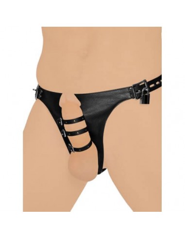 Strict Harness with 3 penis straps