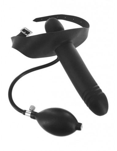 Master Series Inflatable gag with dildo